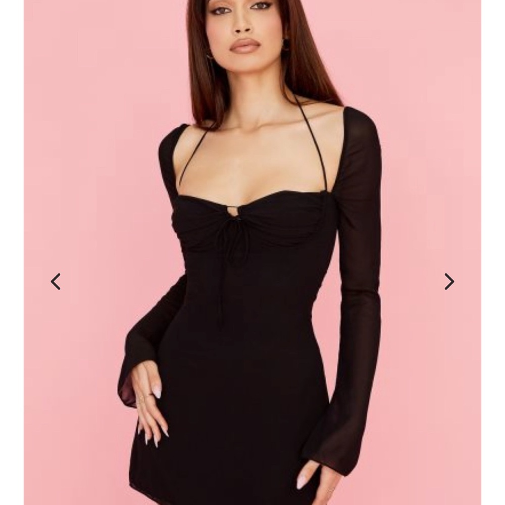 House of CB Black Midi Dress